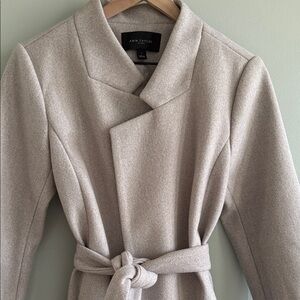Ann Taylor Women's Classic Cream Coat